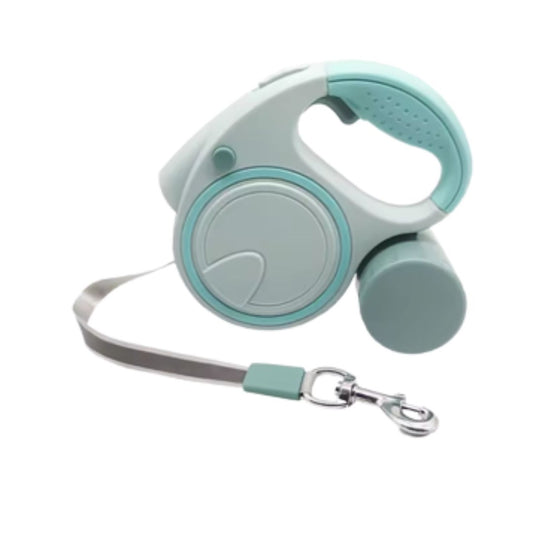 LED Retractable Leash with Bag Holder